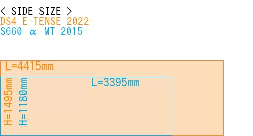 #DS4 E-TENSE 2022- + S660 α MT 2015-